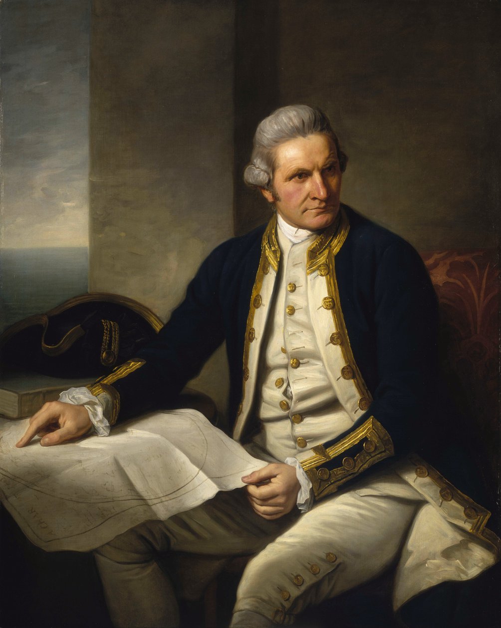 Kapitan James Cook autorstwa Nathaniel Dance Holland