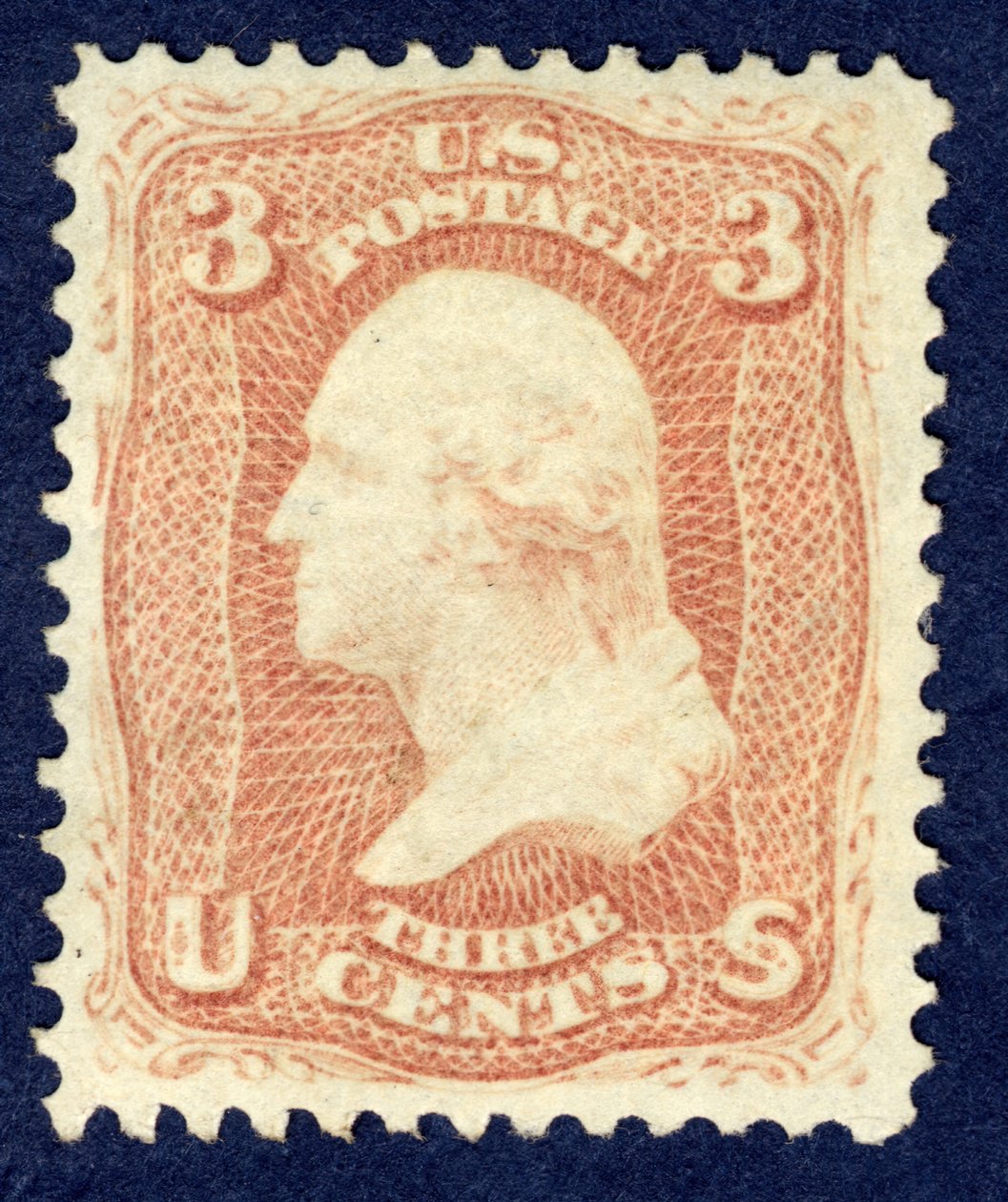 Singiel 3c Washington, 1861. autorstwa National Bank Note Company