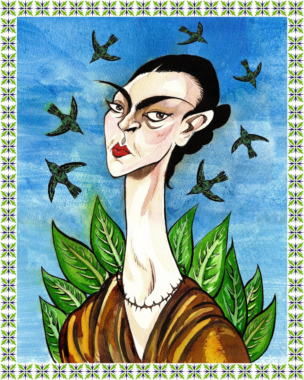 Frida Kahlo autorstwa Neale Osborne