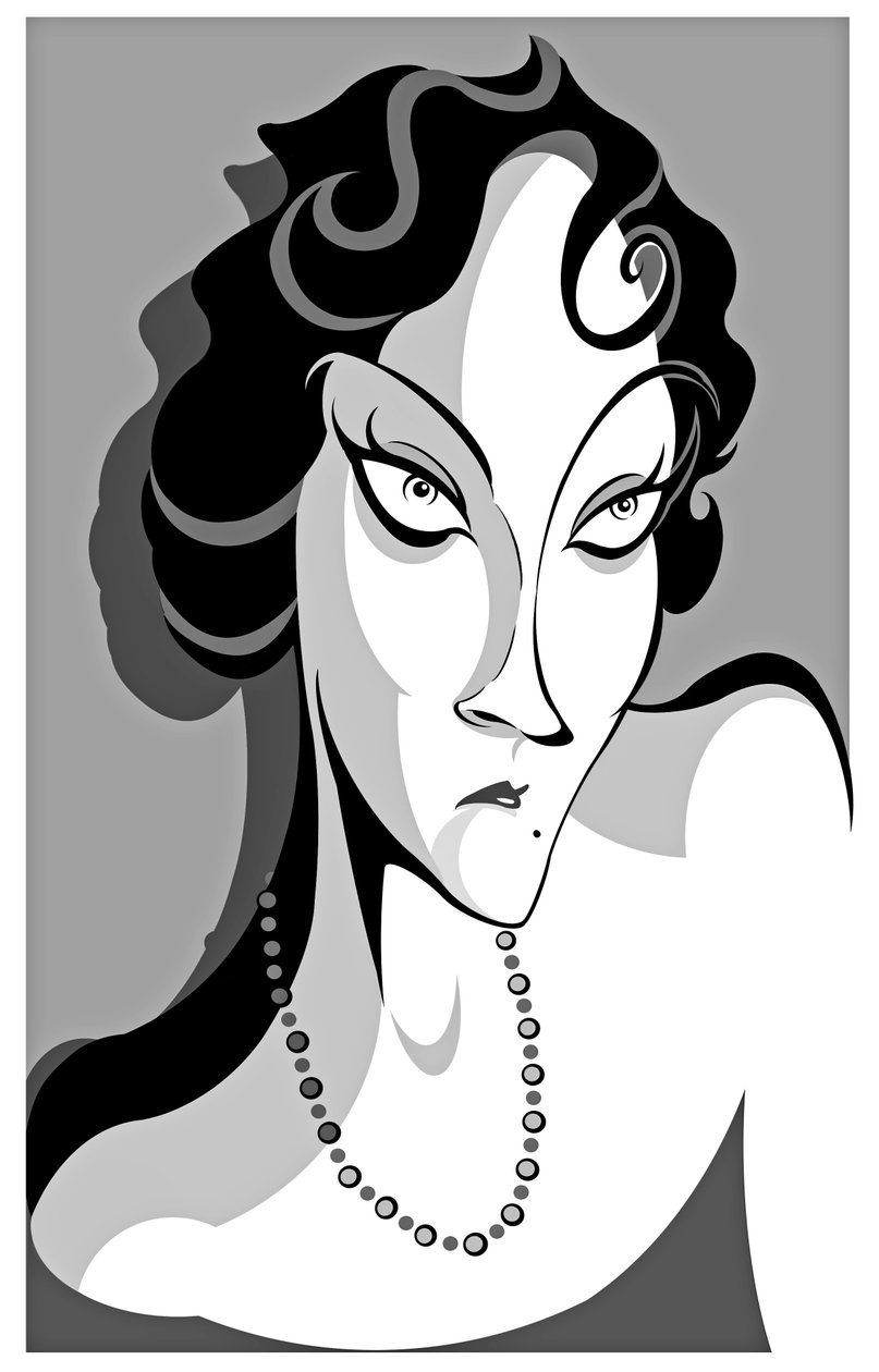 Gloria Swanson, 2018 autorstwa Neale Osborne
