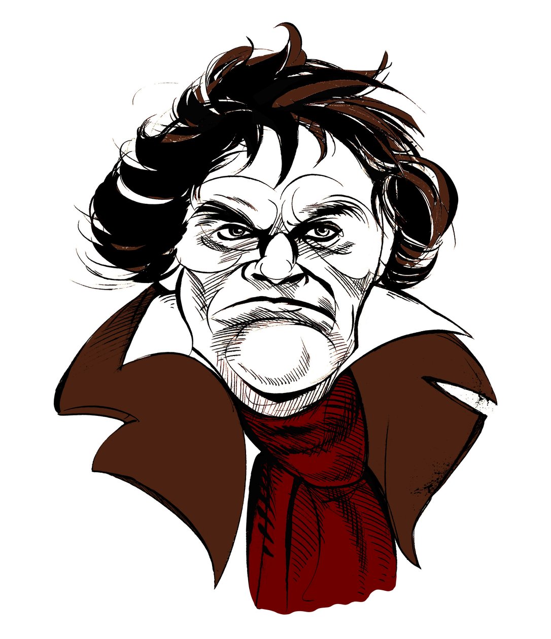 Ludwig van Beethoven, niemiecki kompozytor, 17 grudnia 1770- 26 marca 1827 autorstwa Neale Osborne