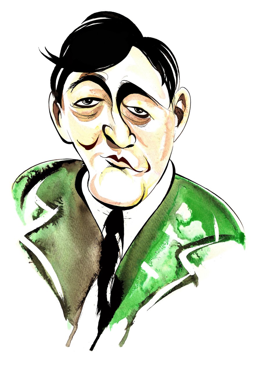 Stephen Fry - karykatura autorstwa Neale Osborne