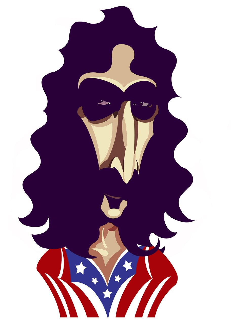 Frank Zappa, 2005-10 (cyfrowy) autorstwa Neale Osborne