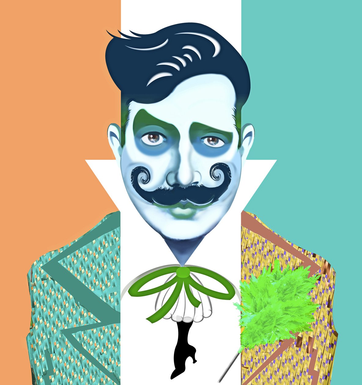 Georges Feydeau, 2021 (cyfrowy) autorstwa Neale Osborne