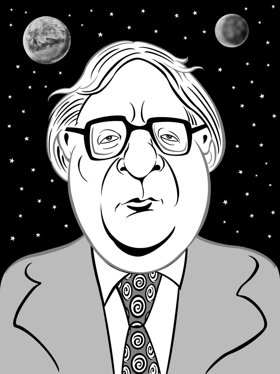 Ray Bradbury, 2019 (cyfrowy) autorstwa Neale Osborne