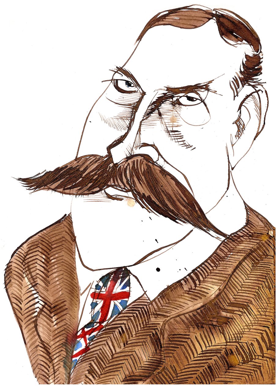 Sir Edward Elgar, 2022 (tusz) autorstwa Neale Osborne