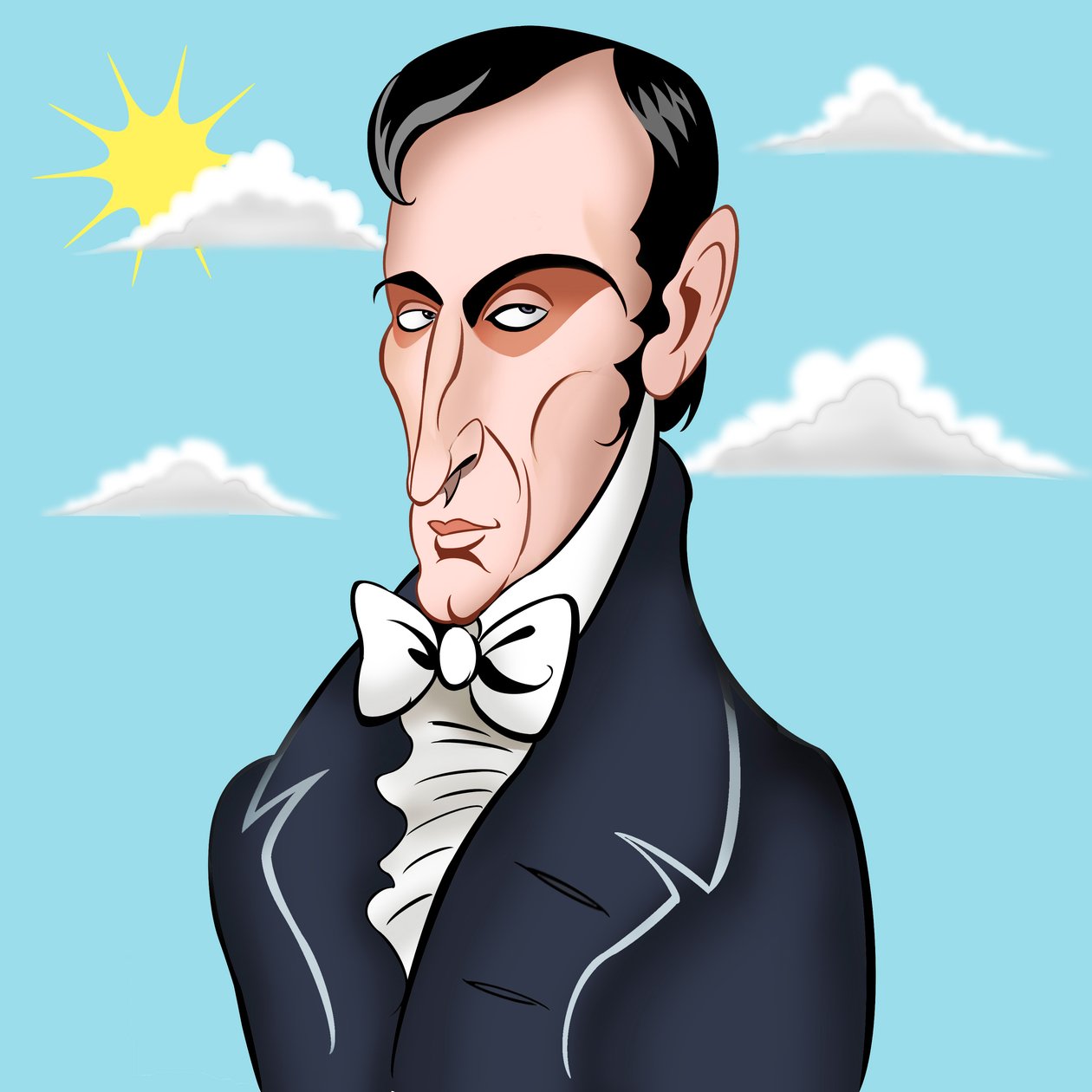 William Wordsworth, 2019 (cyfrowy) autorstwa Neale Osborne