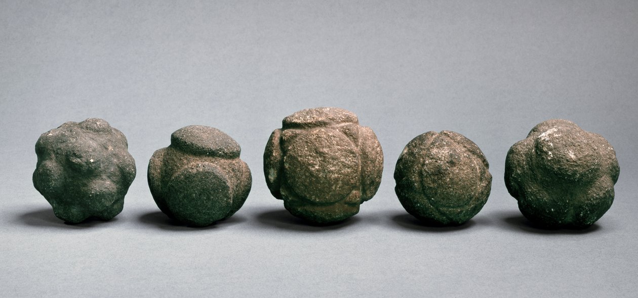 Rzeźbione kule, Szkocja, późny neolit, ok. 3750-2000 pne autorstwa Neolithic