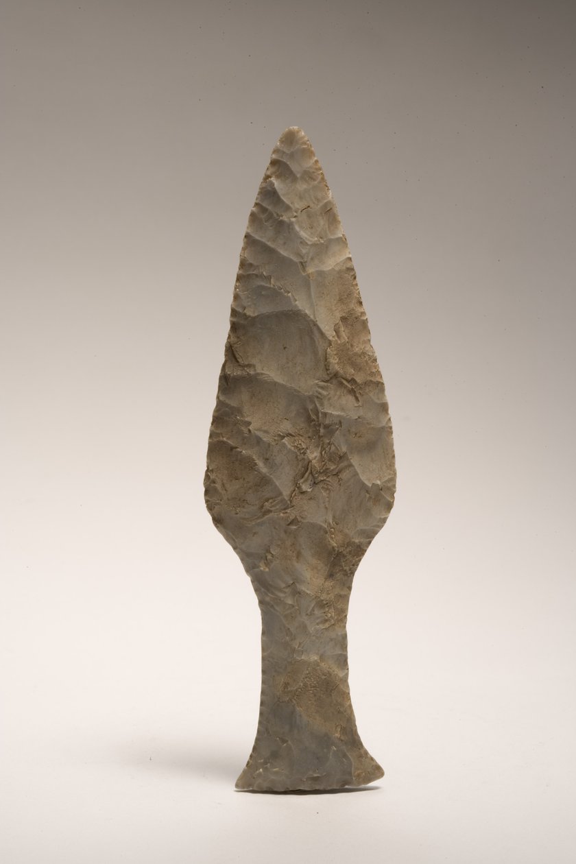 Sztylet, z Danii, ok. 4000-3000 pne (krzemień) autorstwa Neolithic