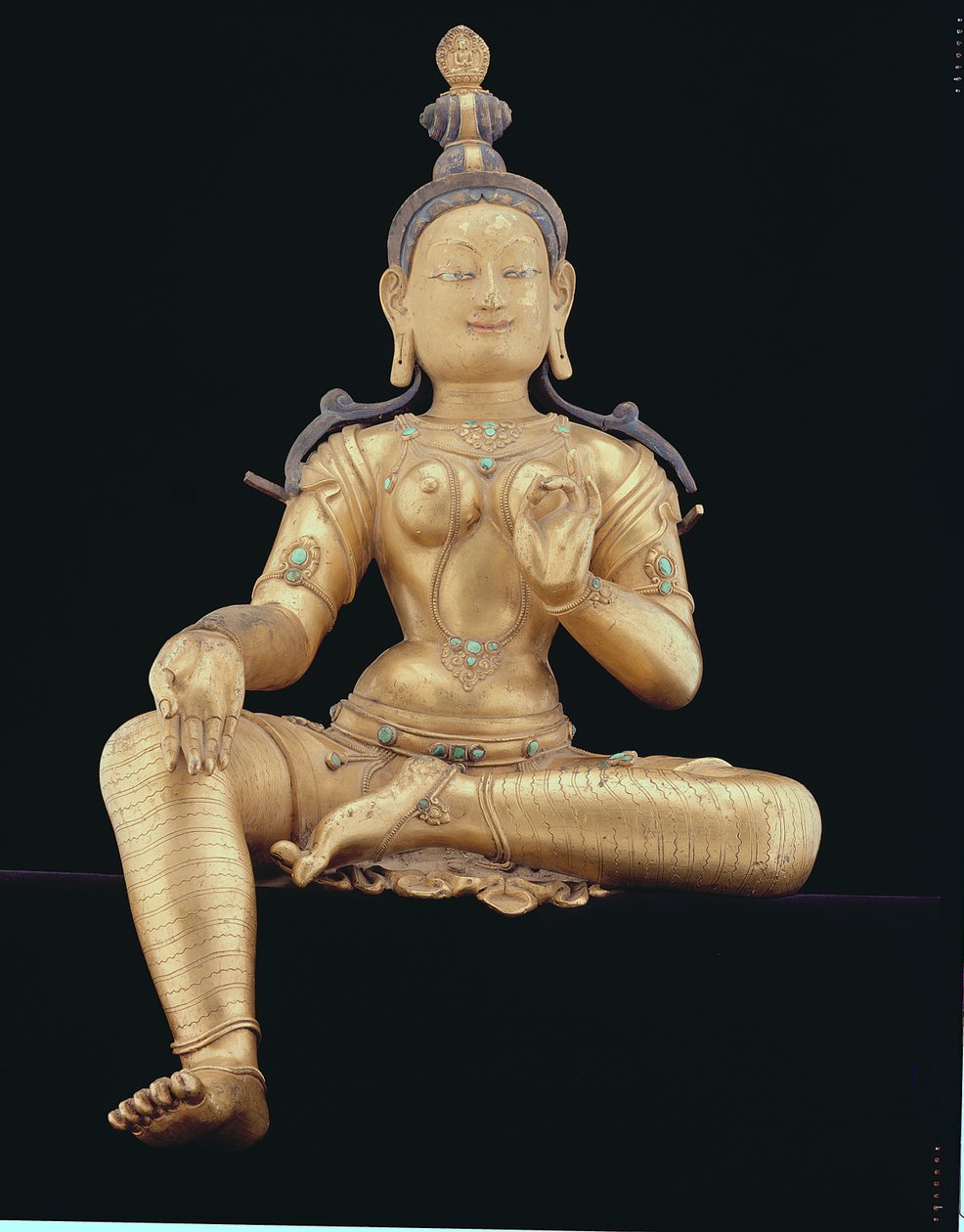 Tara (brąz złocony) autorstwa Nepalese School