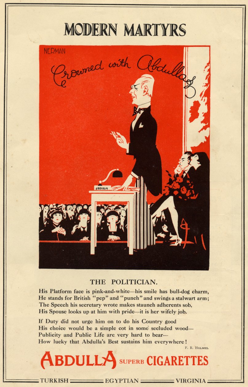 Papierosy Abdulli, 1927 autorstwa Nerman