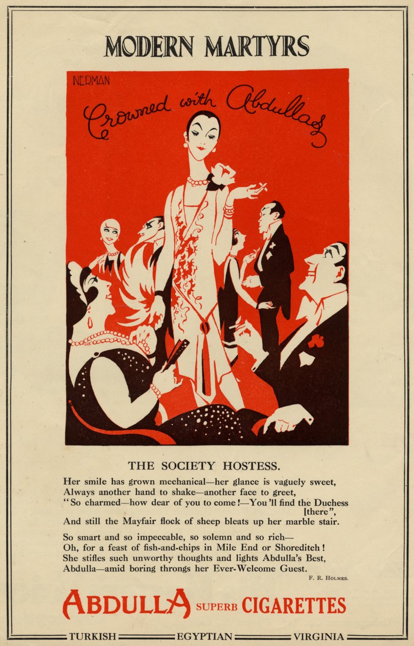 Papierosy Abdulli, 1927 autorstwa Nerman