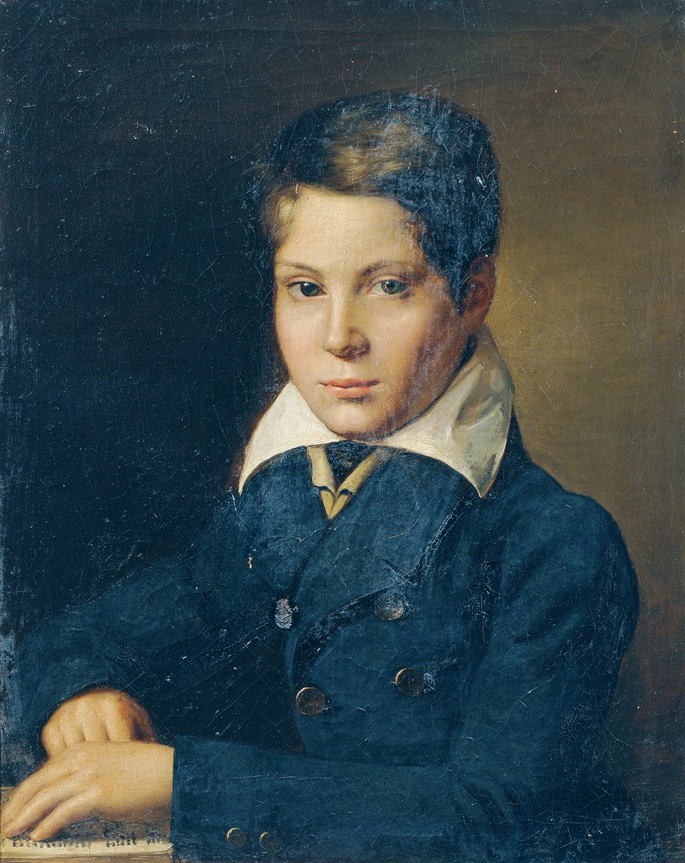 Popiersie chłopca autorstwa Leopold Blonder