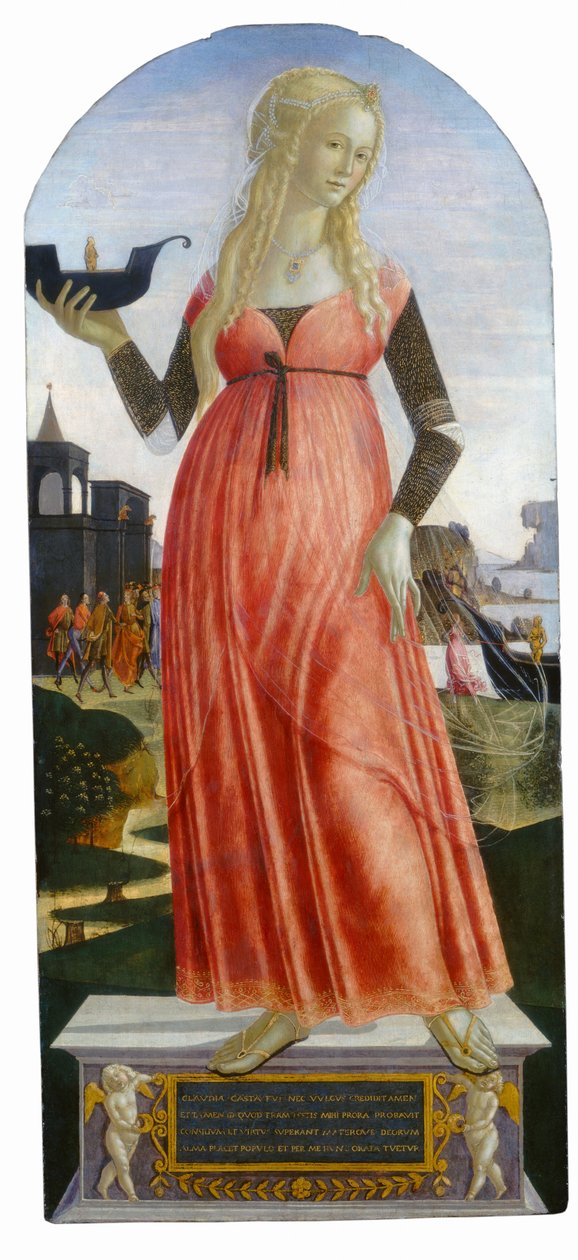 Klaudia Piąta, ok. 1930 r. 14901495. autorstwa Neroccio de Landi