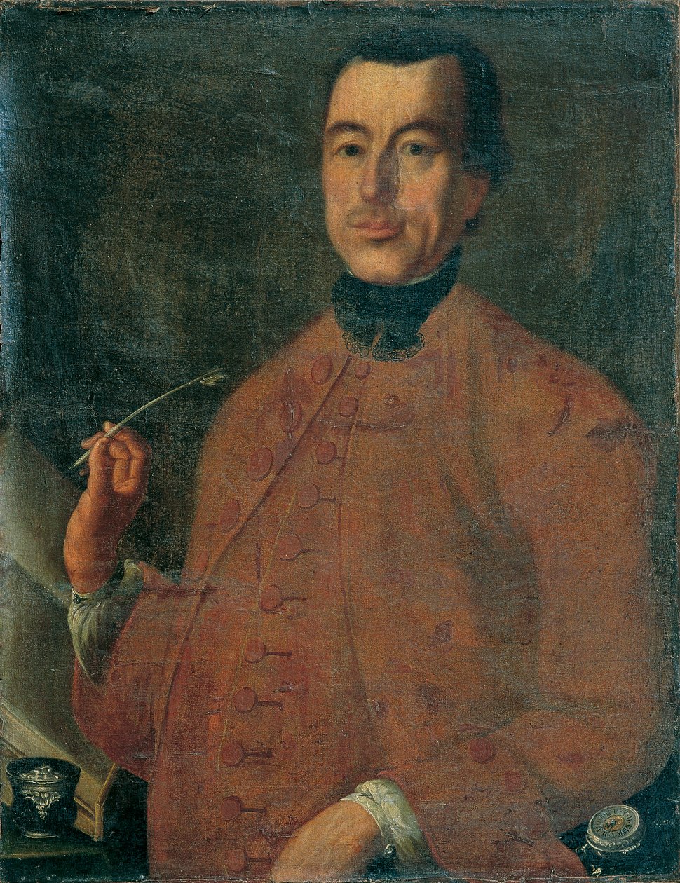 Geolog A. Josef Atzel autorstwa Leopold Blonder
