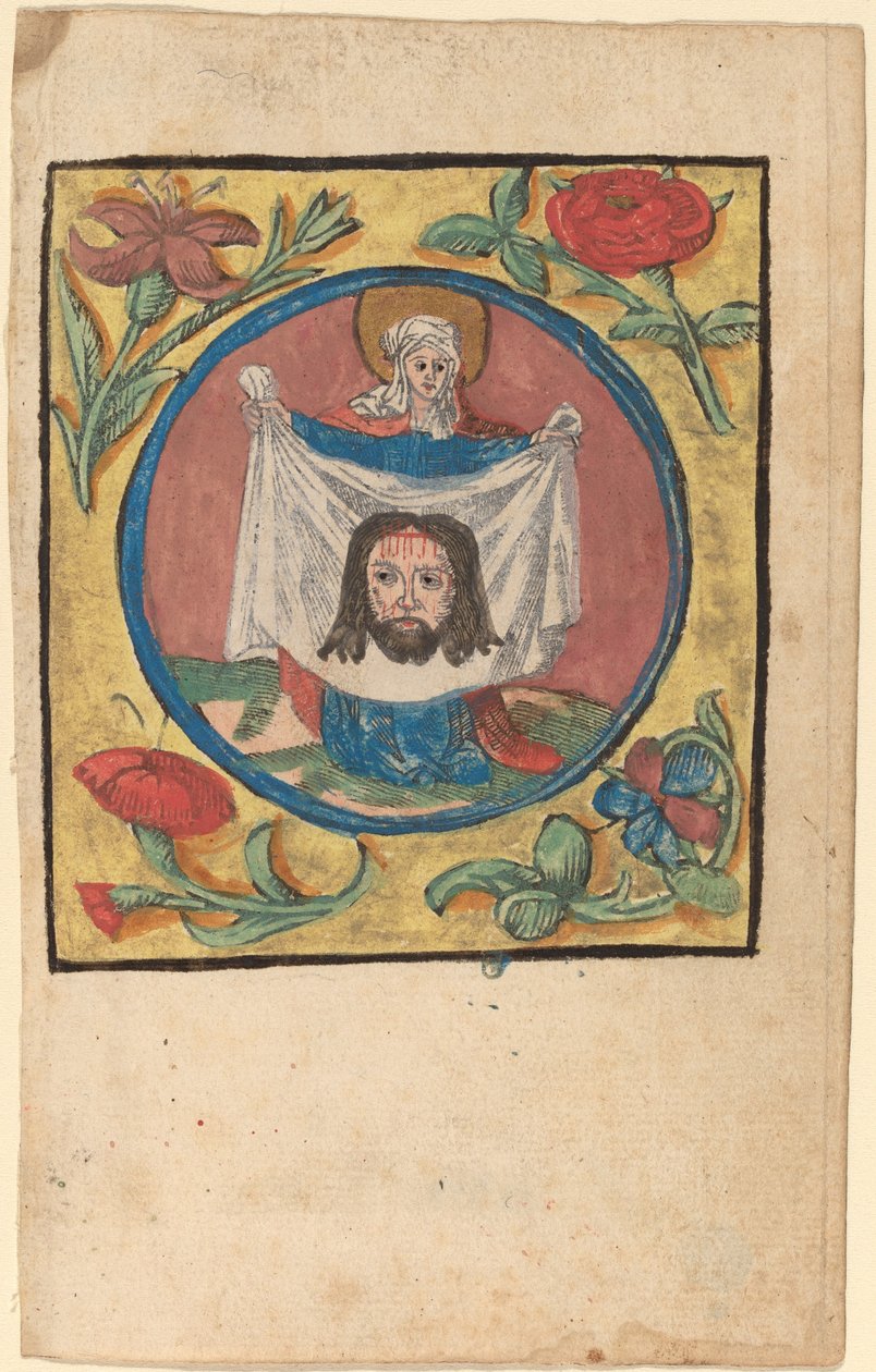 Święta Weronika z Całunem autorstwa Netherlandish 15th Century