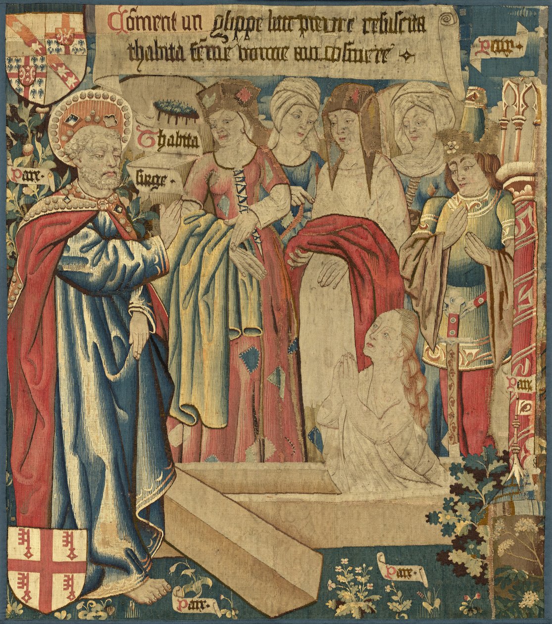 Wskrzeszenie Tabitha autorstwa Netherlandish 15th Century