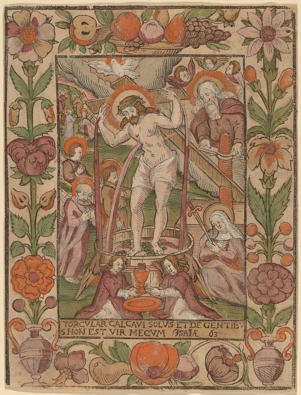 Chrystus w prasie wina autorstwa Netherlandish 16th Century
