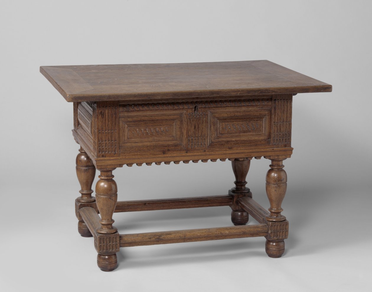 Tabela płac, ok.1600-50 (dąb) autorstwa Netherlandish School