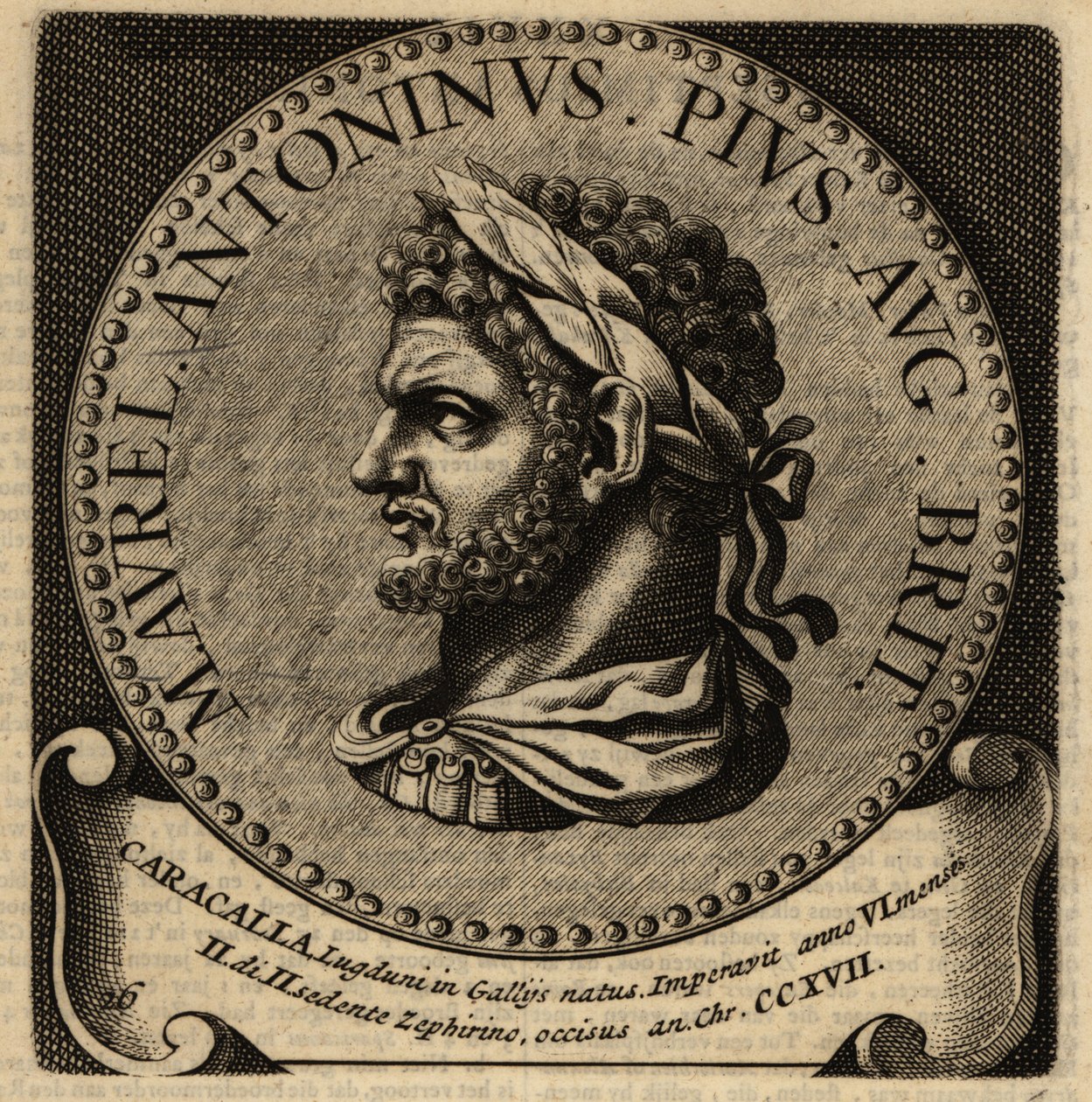 Portret cesarza rzymskiego Karakalli. autorstwa Netherlandish School