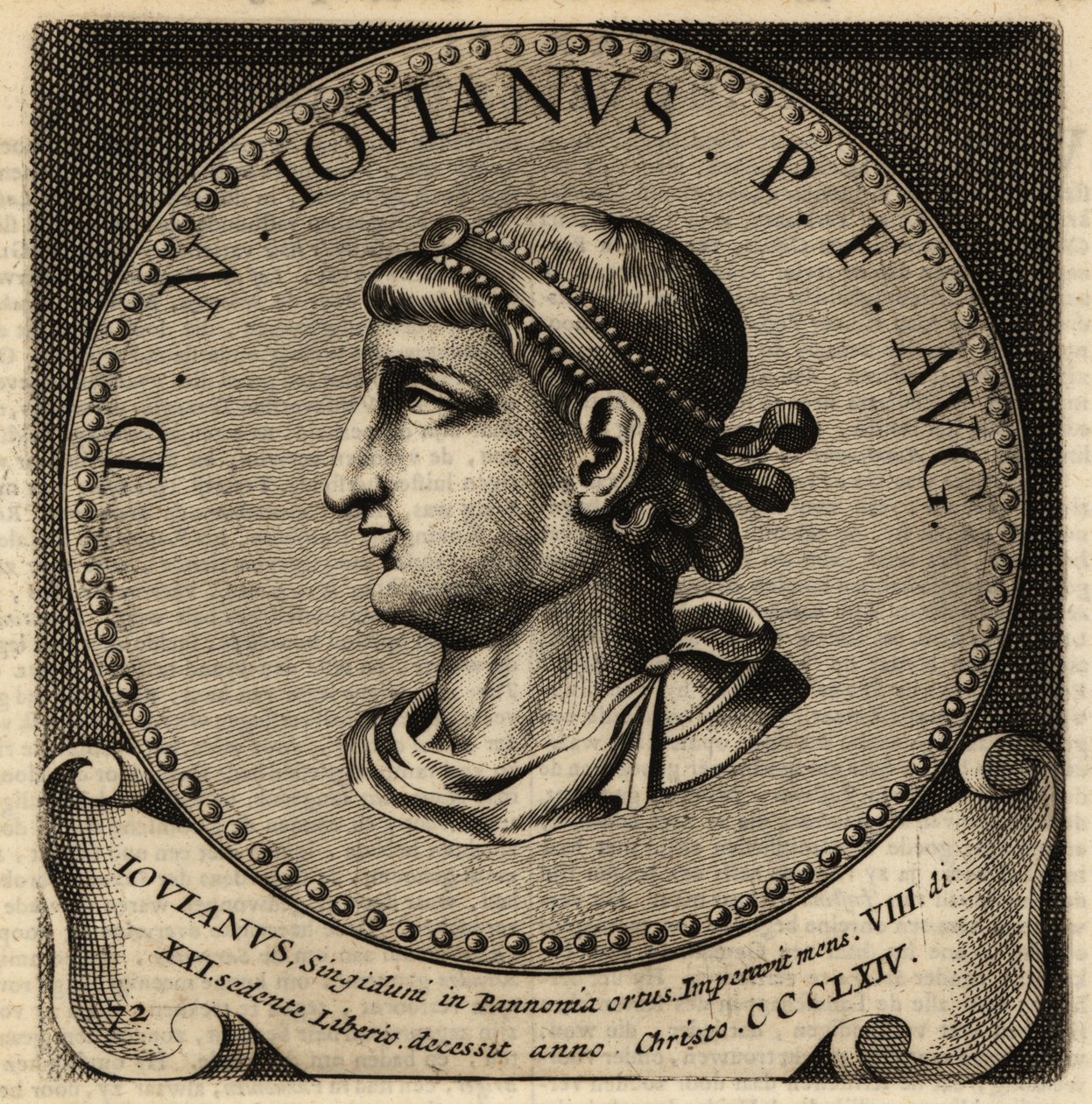 Portret cesarza rzymskiego Jowiana, autorstwa Netherlandish School