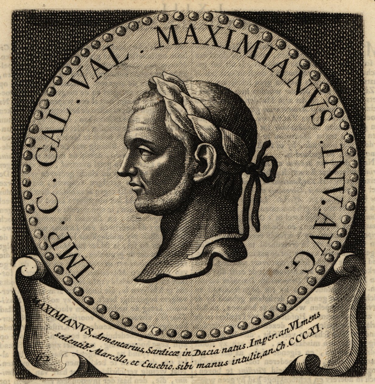 Portret cesarza rzymskiego Maksymiana. autorstwa Netherlandish School