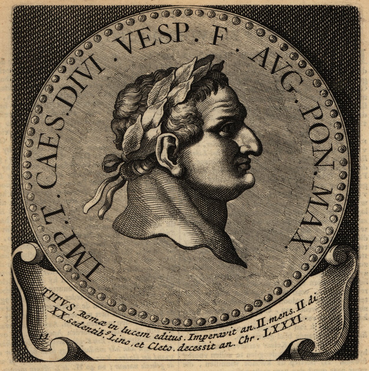Portret cesarza rzymskiego Tytusa. autorstwa Netherlandish School