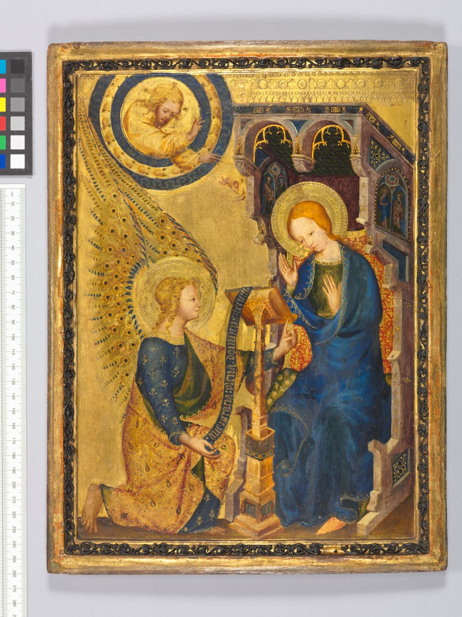 Zwiastowanie, ok. 1380 autorstwa Netherlandish School