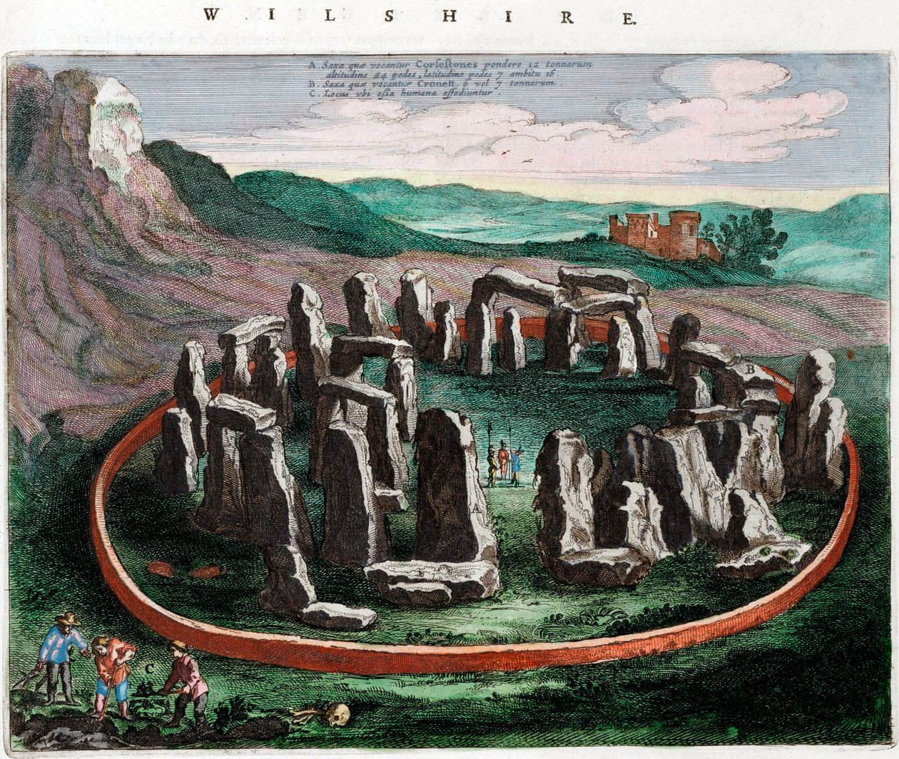 Widok na Stonehenge autorstwa Netherlandish School