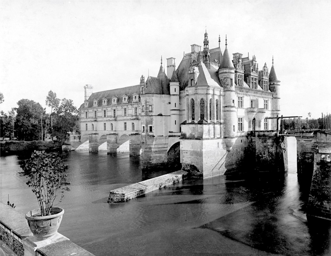Zamek Chenonceau autorstwa Neurdein
