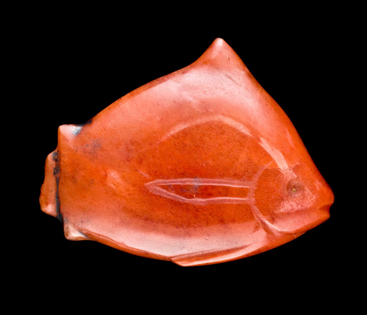 Amulet rybny autorstwa New Kingdom Egyptian