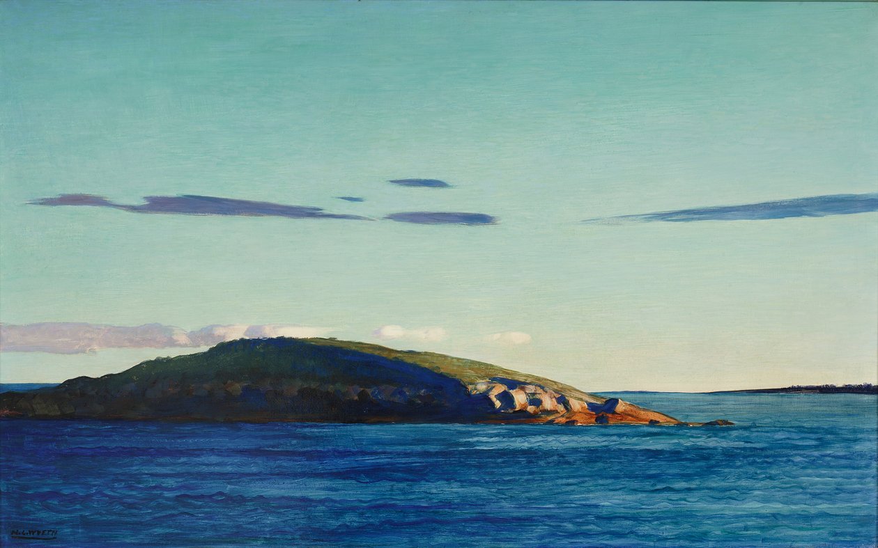 Tłuszcz Wyspa, Maine, 1938 (olej na zaprawie) autorstwa Newell Convers Wyeth