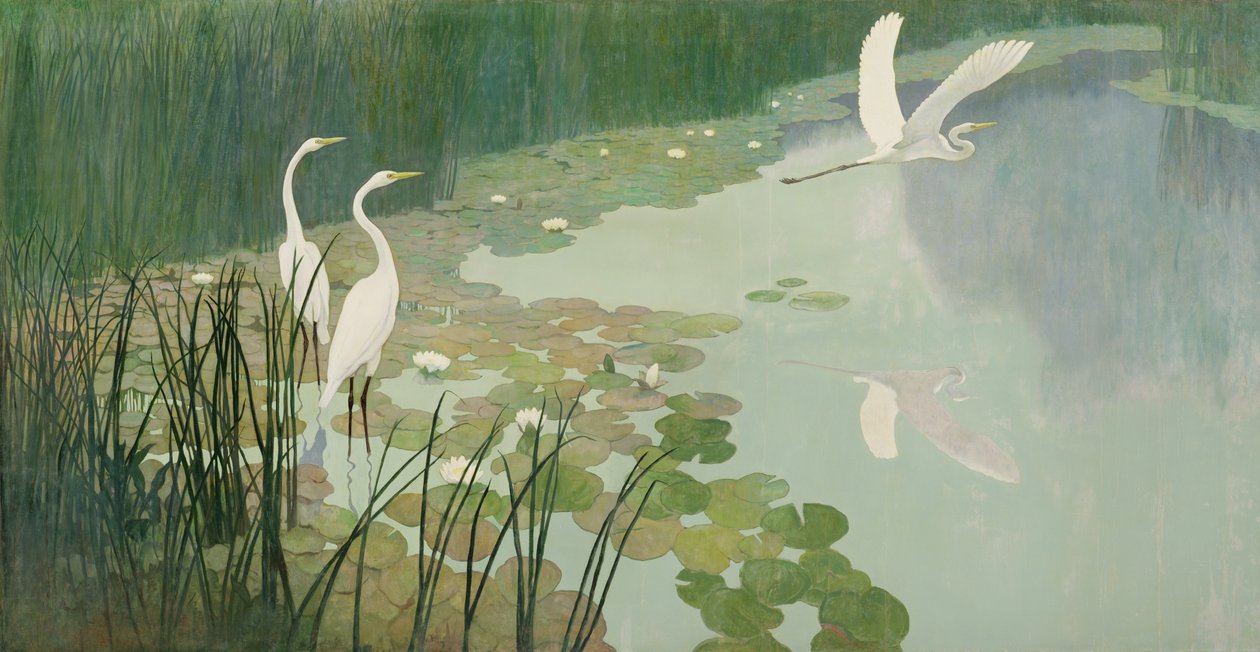 Czaple latem 1941 autorstwa Newell Convers Wyeth