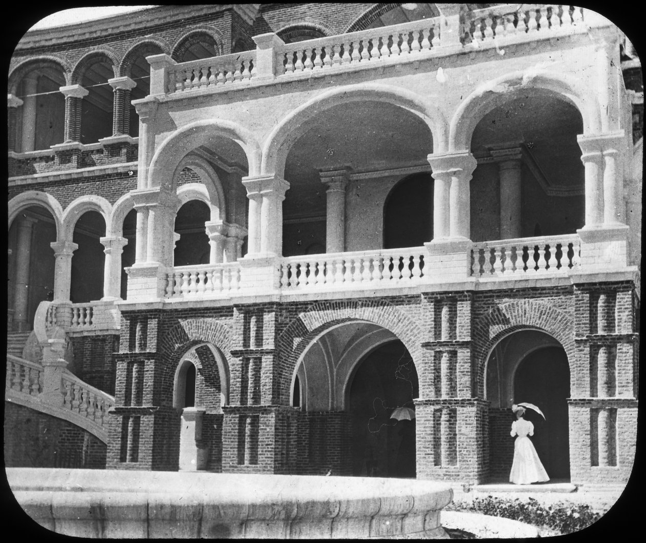 Pałac w Chartumie, Sudan, ok. 1890 r. autorstwa Newton and Co