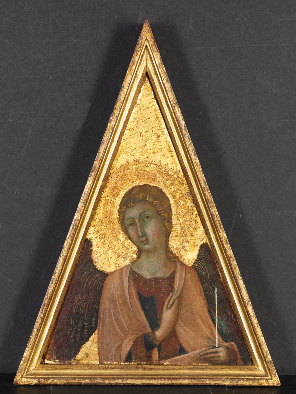 Szczyt z Aniołem, c. 1340. autorstwa Niccolò di Segna