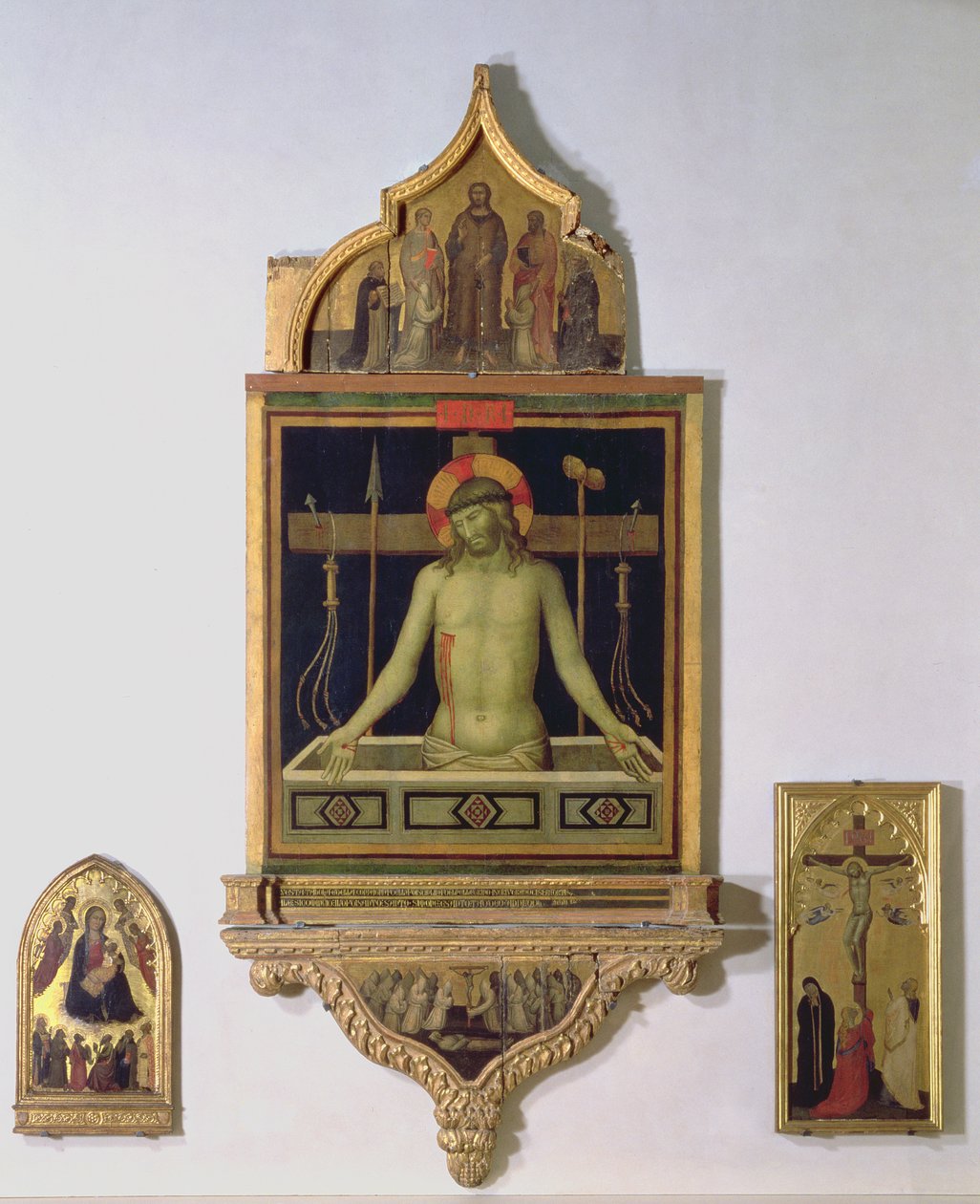 Człowiek Smutków (tempera na panelu) autorstwa Niccolò Pietro di Gerini