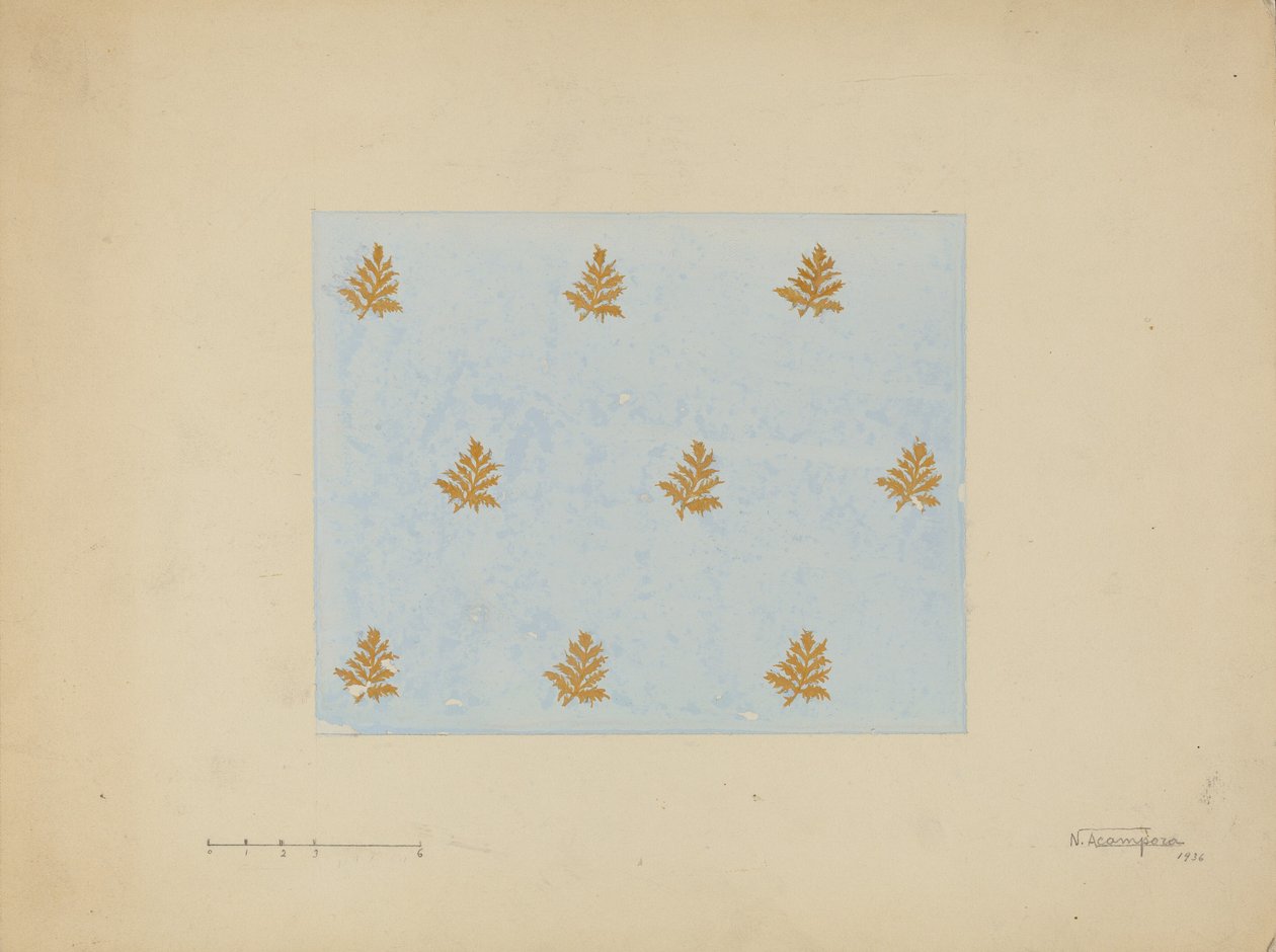 Tapeta, 1936. autorstwa Nicholas Acampora