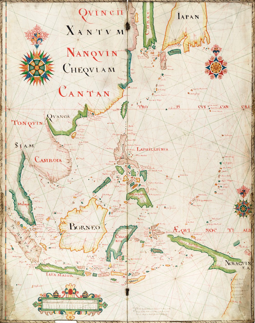 Mapa Indii Wschodnich autorstwa Nicholas Comberford