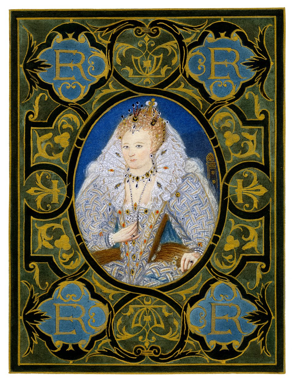 Królowa Elżbieta I, XVI wiek, 1896. autorstwa Nicholas Hilliard