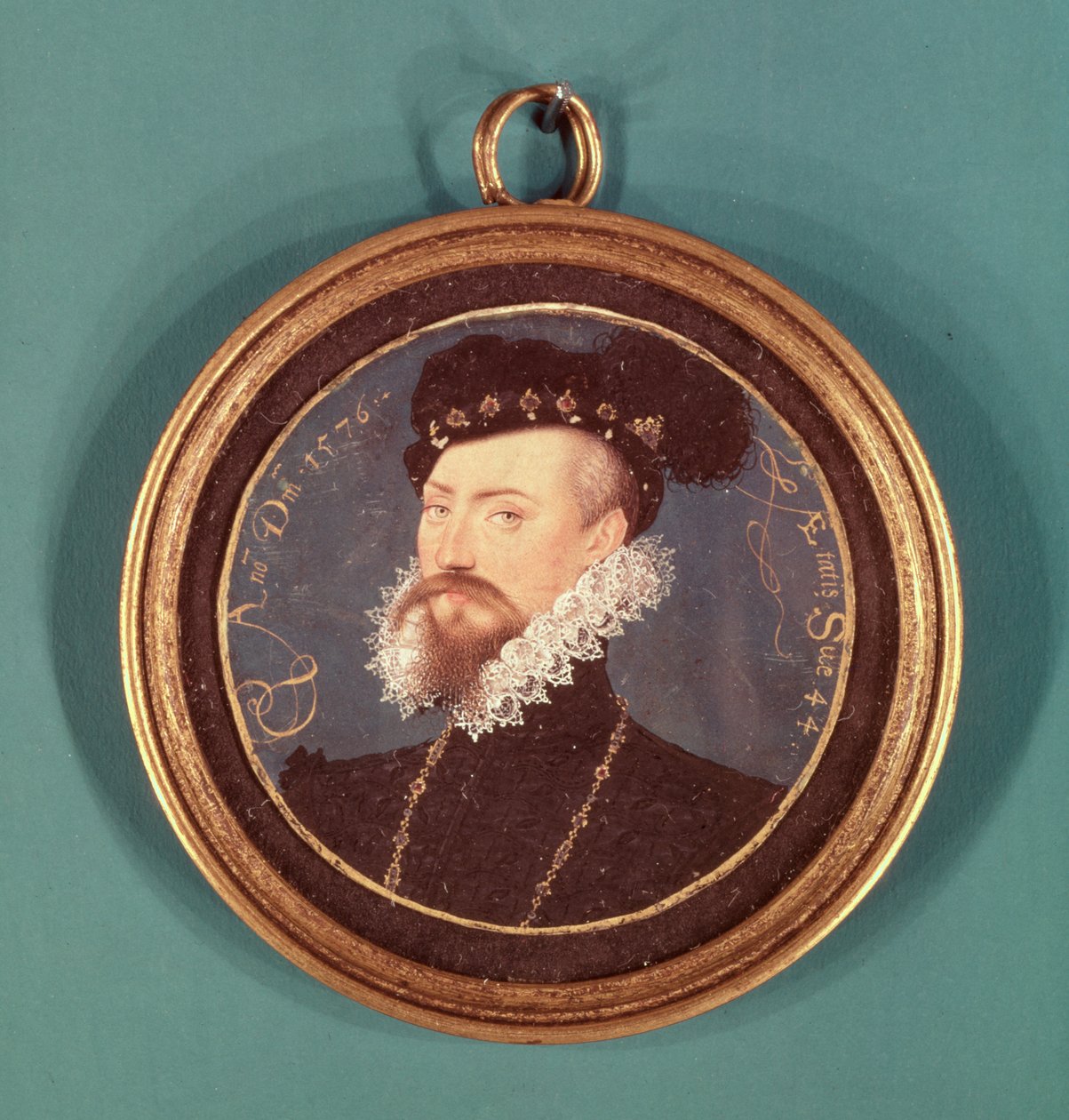Robert Dudley, hrabia Leicester (ok. 1532-88) 1576 autorstwa Nicholas Hilliard