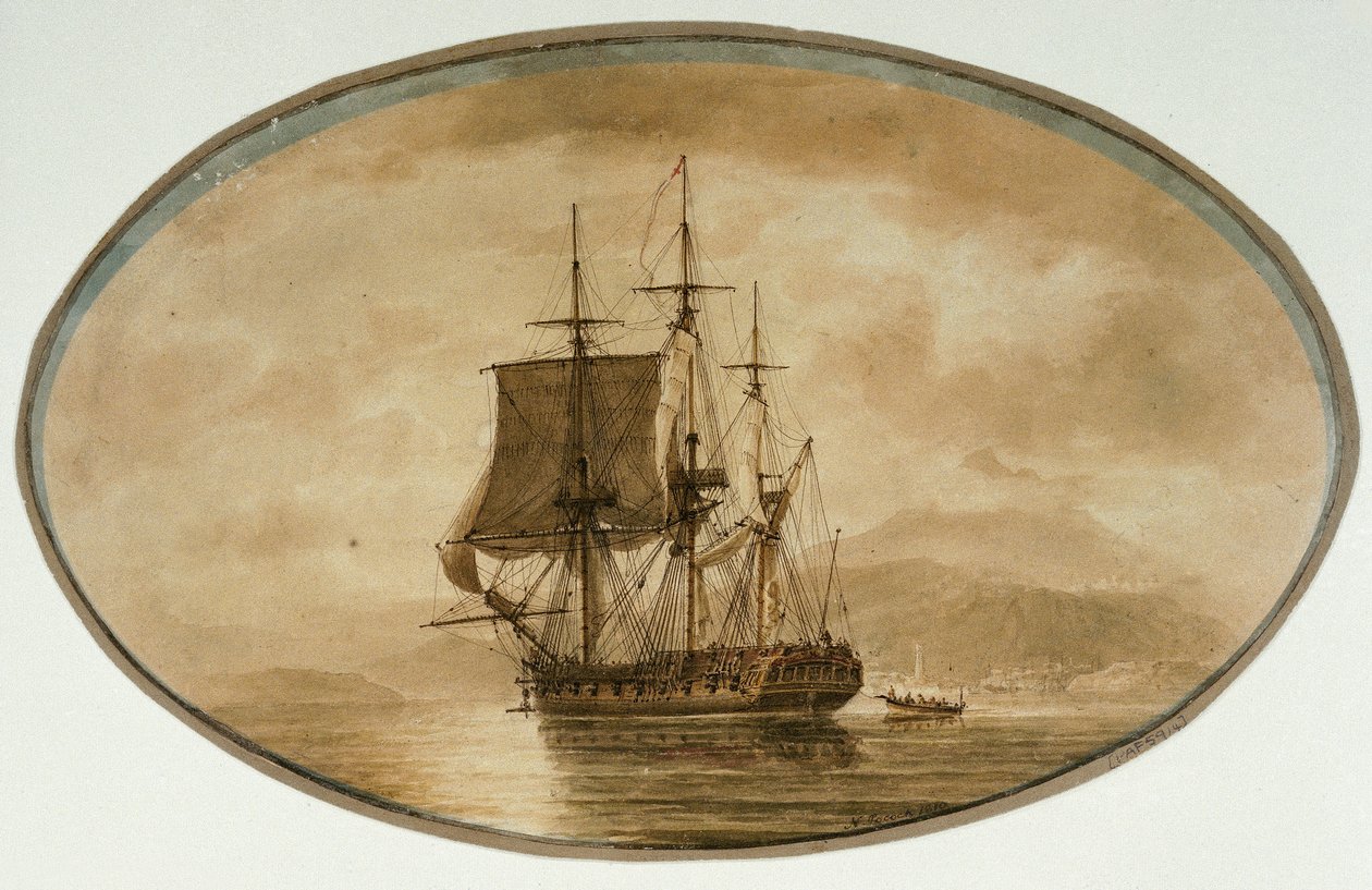 Britannia" w toku autorstwa Nicholas Pocock