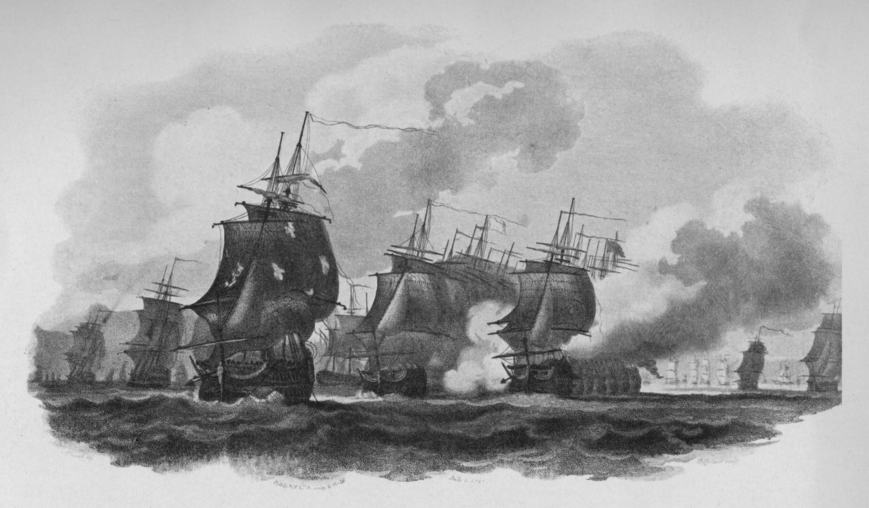 Zaręczyny przy Dominice, c1782 autorstwa Nicholas Pocock