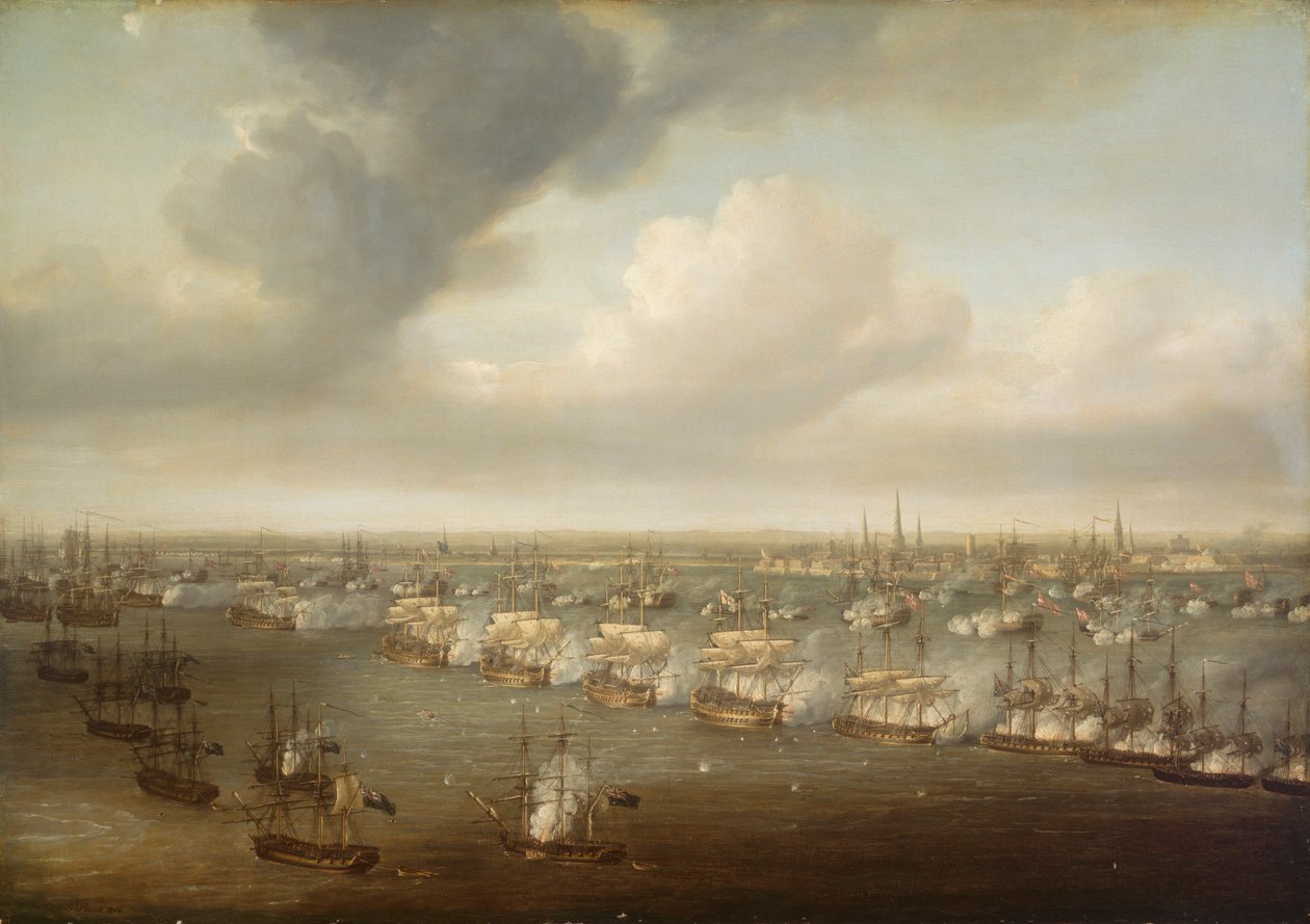 Bitwa pod Kopenhagą, 2 kwietnia 1801 r. autorstwa Nicholas Pocock
