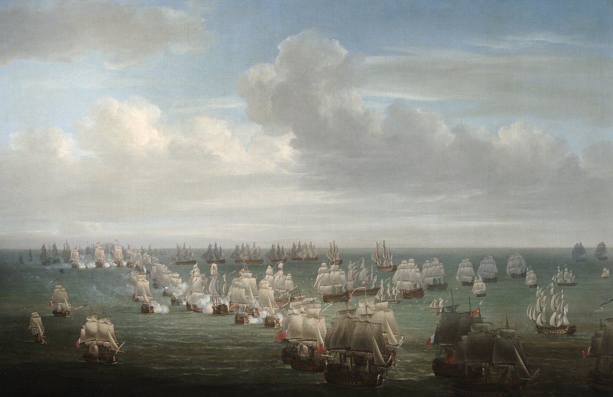 Bitwa pod Trafalgarem autorstwa Nicholas Pocock