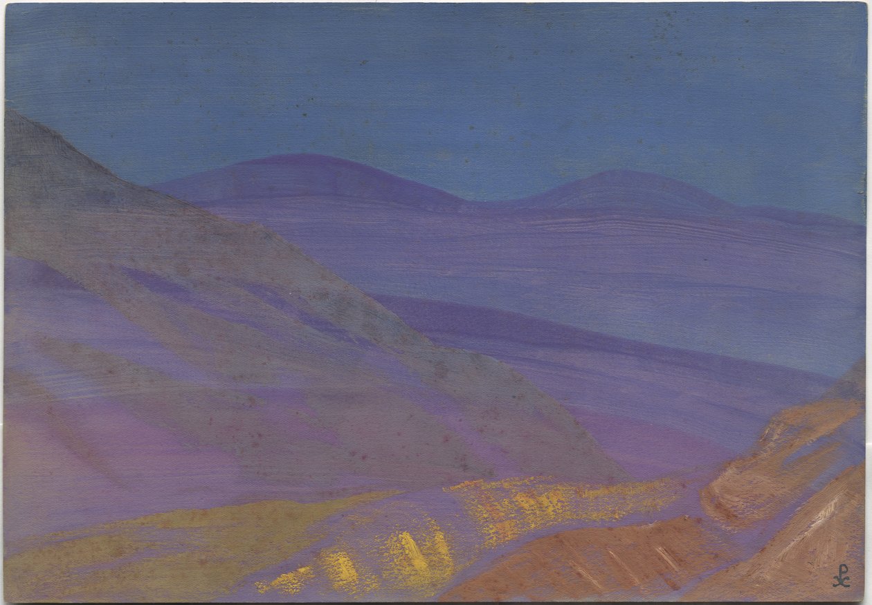 Karta albumu, lata 30. XX w. autorstwa Nicholas Roerich