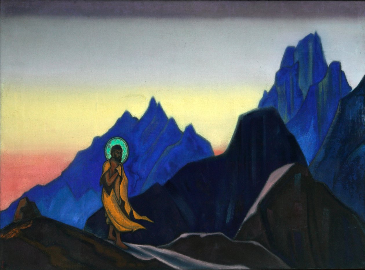 Bhagawana”, 1943. autorstwa Nicholas Roerich