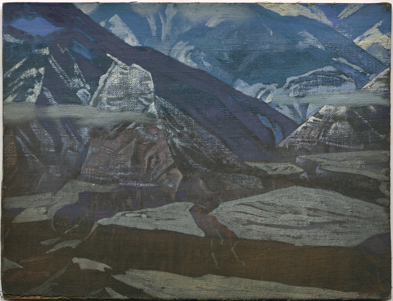 Fort Bhargarh, seria „Kulu”, 1929 autorstwa Nicholas Roerich