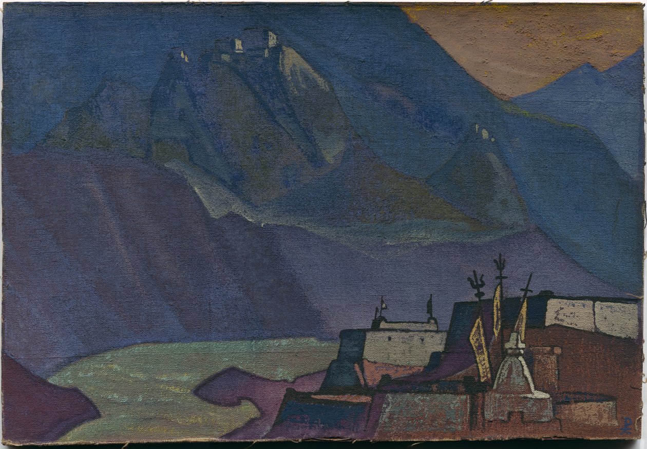Rzeka Chandra, 1932 autorstwa Nicholas Roerich
