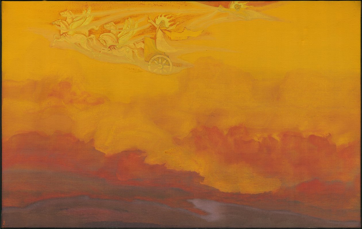 Prorok Eliasz, 1931 autorstwa Nicholas Roerich