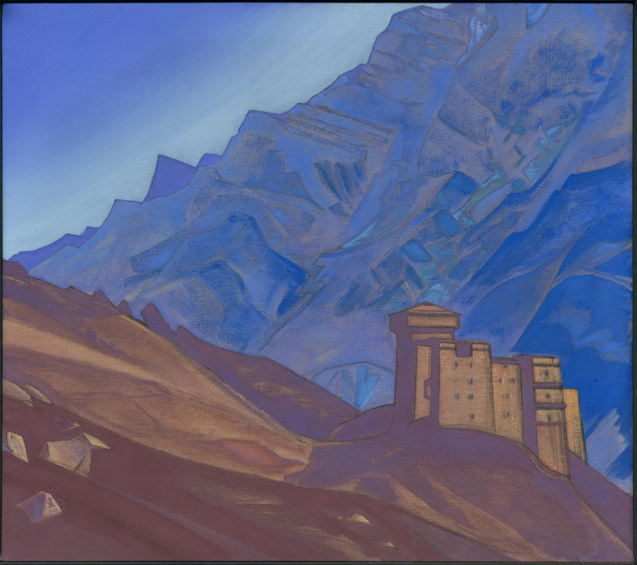 Gundla, cykl "Lahul", 1931 autorstwa Nicholas Roerich